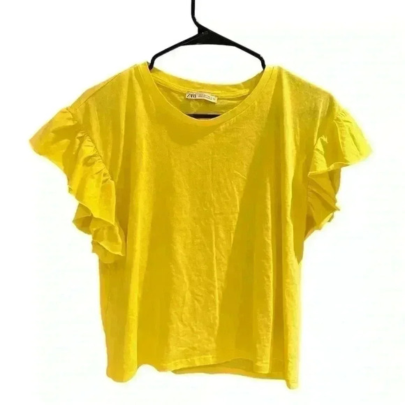 Zara Tops - Zara Women's Yellow Blouse Small